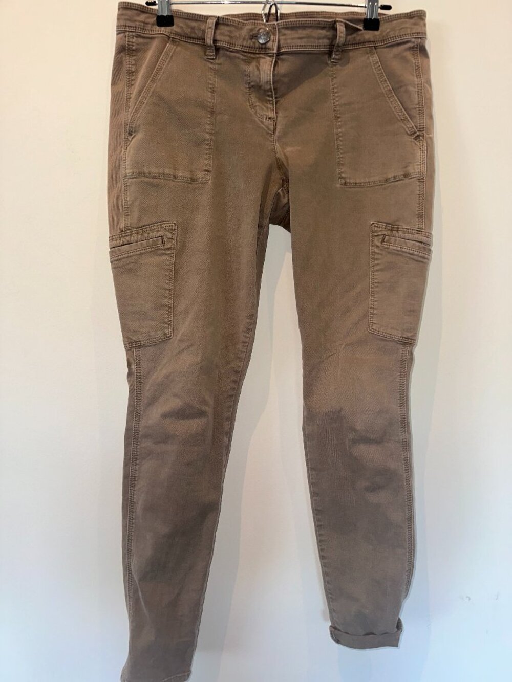 J.Crew City Fit Taupe Brown Cargo